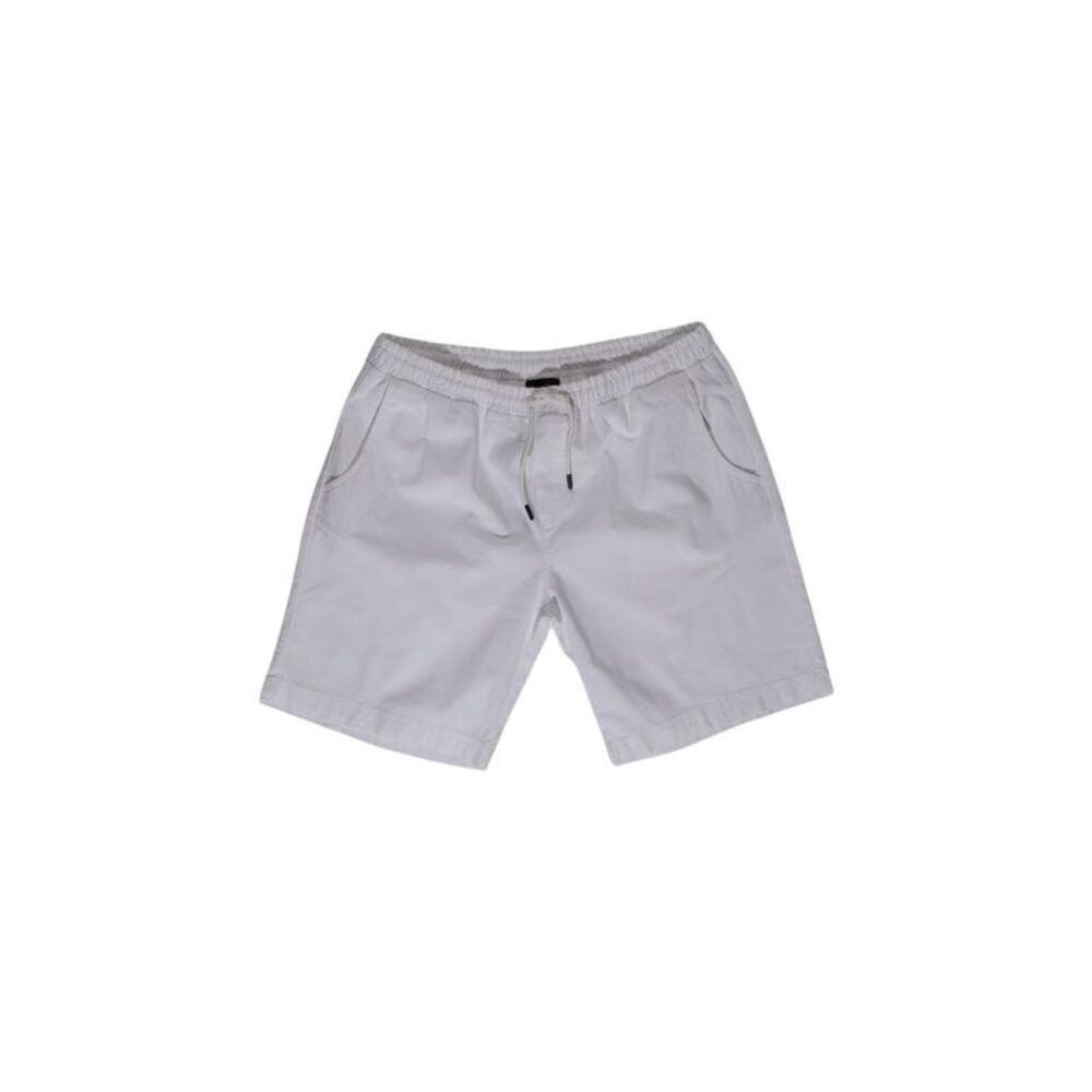 Refrigiwear White Cotton Bermuda Men's Shorts
